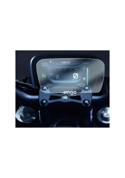 Lexroo Yamaha Mt-125 5 İnç İle Uyumlu Ekran Koruyucu Tft Dijital Gösterge Paneli 9h Nano Esnek Cam Şeffaf