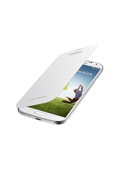 Galaxy S4 İ9500 İle Uyumlu Flip Cover Kılıf Beyaz Ef-fı950bwegww
