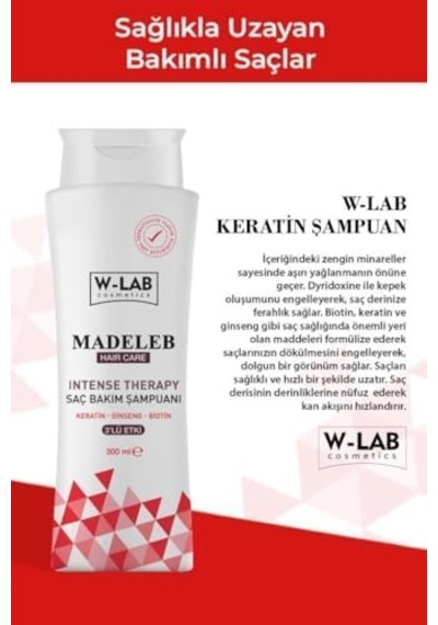 Madeleb Intense Therapy Keratin Şampuan 300 Ml