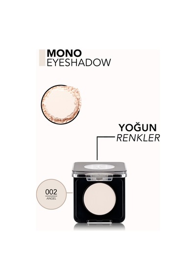 Flormar Mono Yüksek Pigmentli & Doğal Işıltılı Kompakt Göz Farı 002 Angel