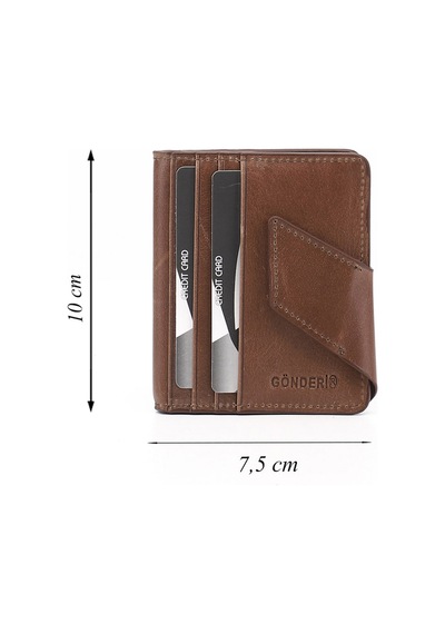 Gönderir Gönderi R Unisex Taba Crazy Hakiki Deri Unisex Kartlık Ddux77706954