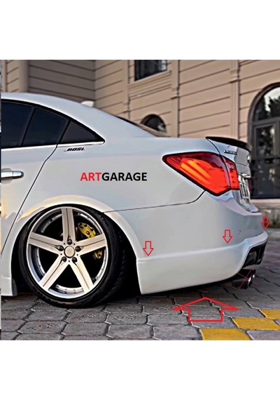 Chevrolet Cruze Gtx Arka Tampon Eki-boyasız-fiberglass