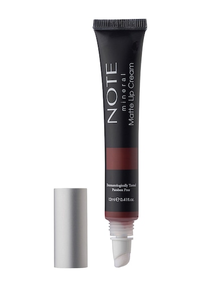 Note Cosmetique Mineral Matte Lip Cream Yarı Mat Bitişli Likit Ruj 07 Brownight - Bordo