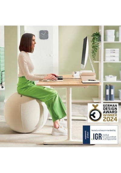 Leitz Ergo Active Kaymaz Oturma Topu 75 Cm - Açık Gri - Kod:65430085