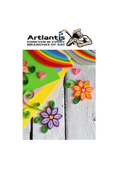 Quilling Seti 5 Mm İnce 3 Paket Quling Kağıt Katlama Kıvırma Sanatı Telkari Kuiling Karışık Renkli