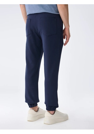 Isaora Gıza Cotton Jogger Erkek Navy Sweat Pant Isr5402 Lacivert