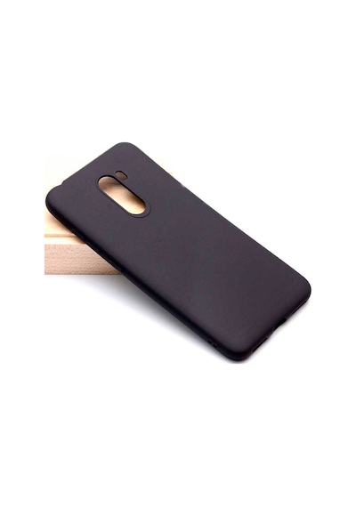 Xiaomi Pocophone F1 Kılıf Zore Premier Silikon Kapak-Siyah