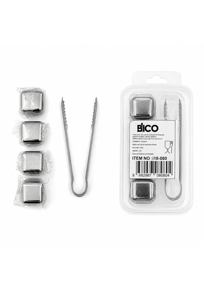 5pcs 4 Küp - Maşa Küp Şekli Metal Buzluk Diğer