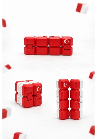 Katlaç Milli Takım Özel Seri , İnfinity Cube - Sonsuz Küp - Stres Küpü - Hareketli Küp 1