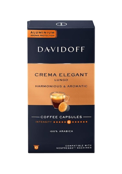 Davidoff Crema Elegant Lungo 10'lu Kapsül Kahve Nespresso Uyumlu