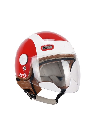 Cgm 191g Pix Sprint Rosso Bianco Lunga Açık Kask Kırmızı-beyaz