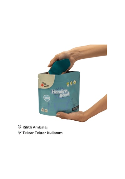 Playever Hands'n Sand Doğal Kinetik Oyun Kumu 500gr - Mavi MAVİ