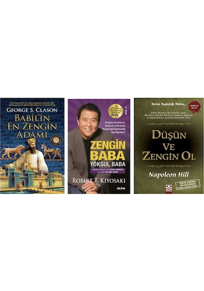Babilin En Zengin Adami + Zengin Baba Yoksul Baba + Dusun Zengin Ol 3 Set