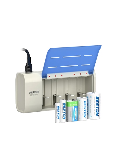 Powermaster Pm-20117 Aa Aaa C D 9v Tüm Boylar İçin Pil Şarj Cihazı Aleti
