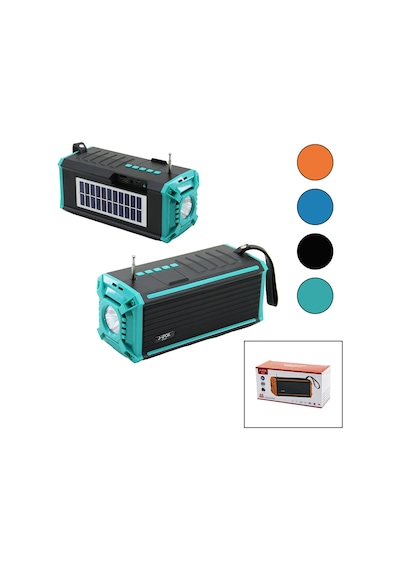 Northcity Güneş Enerjili Bluetooth Fm Radyo Usb/tf Mp3 Çalar Fenerli