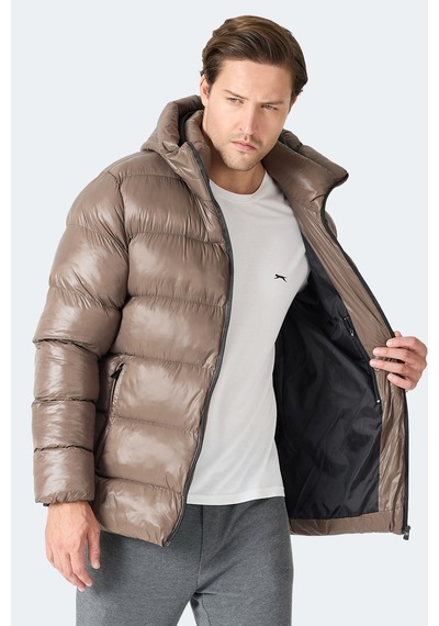 Slazenger Hoot Erkek Kahve Mont & Kaban Kahve
