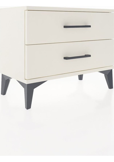 Arges Komodin 2 Çekmeceli 60x30x48 Aytaşı-aytaşı Aytaşı