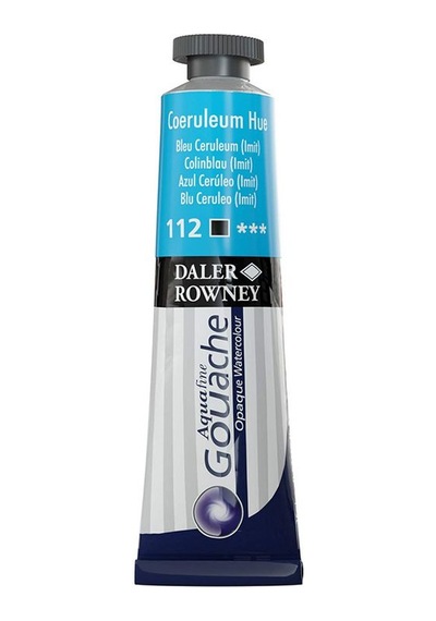 Daler Rowney Aquafine Opak Guaj Boya 15Ml 112 Coeruleum Hue