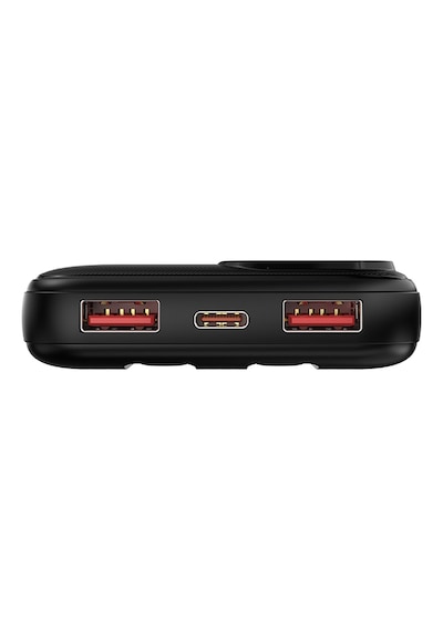 Recci Rpb-p67 Pd 20w Dijital Led Gösterge Type-c Ve Lightning Kablolu Powerbank 22.5w 10000mah Siyah Siyah