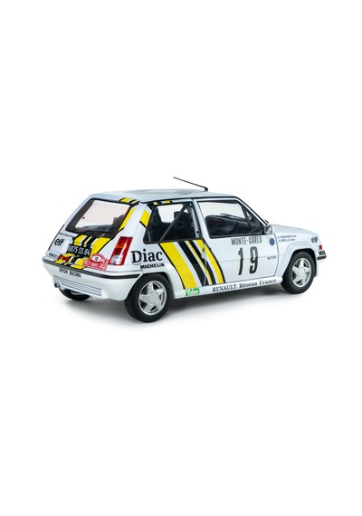 1:18 Ölçek Solido 1989 Renault 5 Gt Turbo Mk2 19 Diecast Metal Minyatür Model Araba 25cm