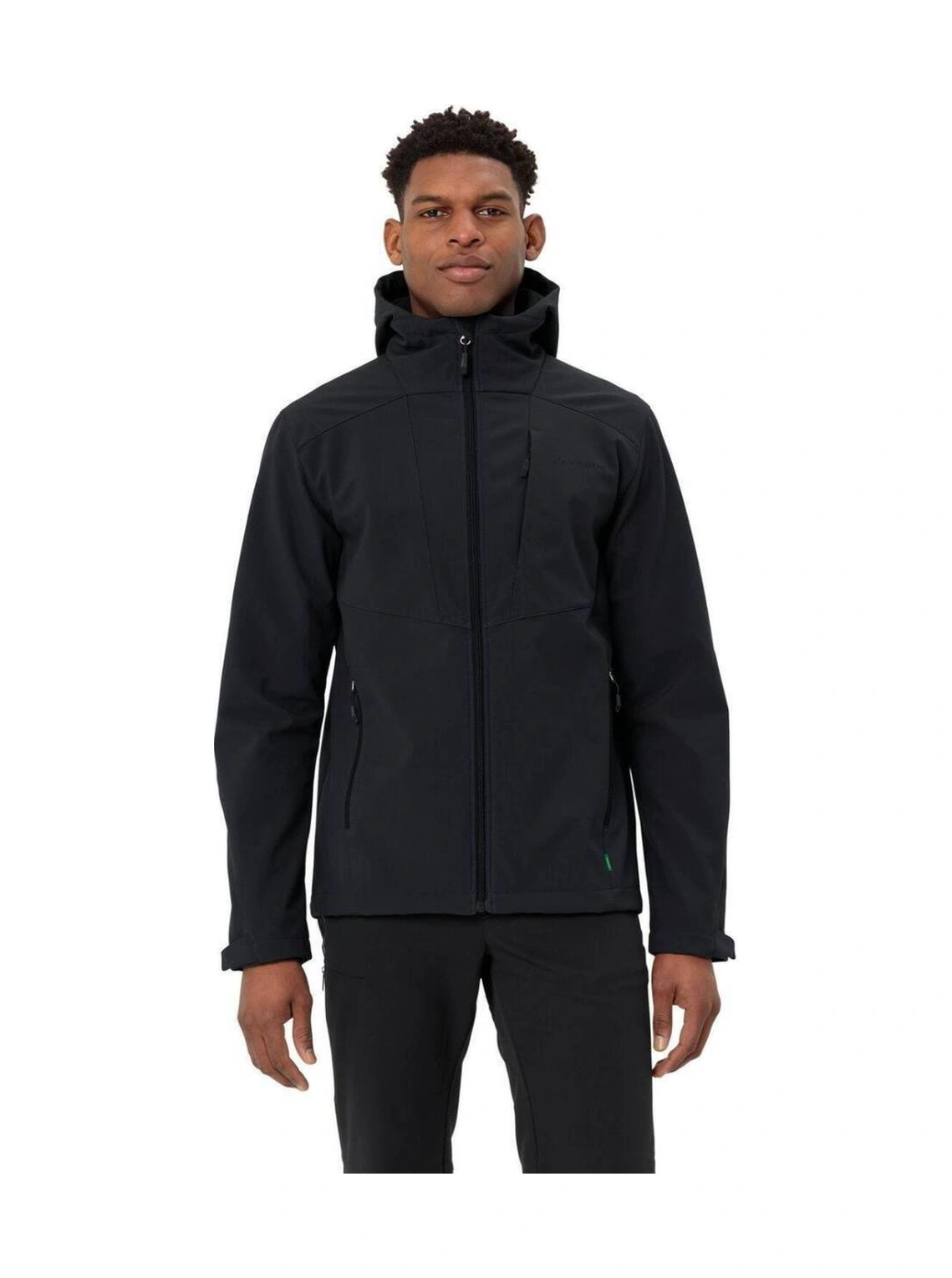 Standart Vaude Cyclone Kapüşonlu Softshell Erkek Ceket 46387 Black