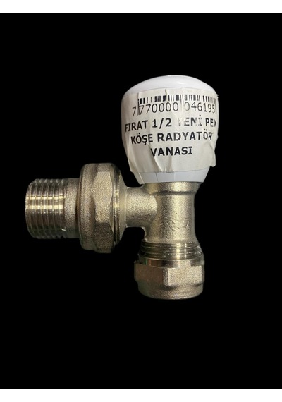 Fırat 1/2 Yeni Pex Köşe Radyatör Vanası