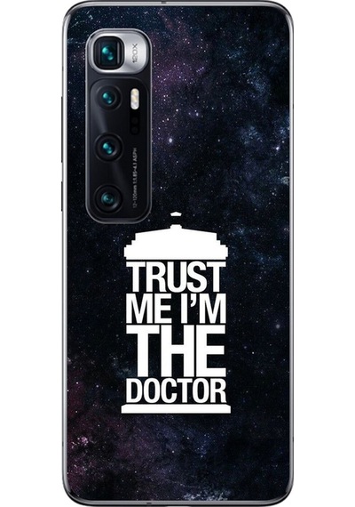 Xiaomi Mi 10 Pro Uyumlu Şeffaf Kılıf Doctor Who Tasarımlı