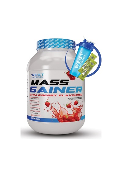 West Nutrition Mass Gainer Karbonhidrat Tozu 3000 Gr + Hediye