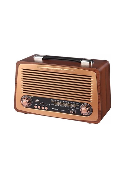 Tr Büyük Boy Retro Radyo Taşınabilir Bluetooth Speaker Ve Hoparlör Klasik Antika Tarzı İç Ve Dış Mekan Multiba