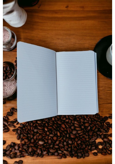 12,5x19,5 Cm 112 Sayfa Çizgili Kokulu Defter Karton Kapak Krem Renk Kağıt 2