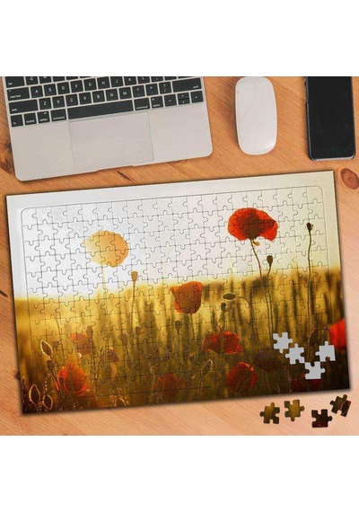 Gelincik Çiçeği Güneş Işığı 240 Parça Puzzle Yapboz-174276