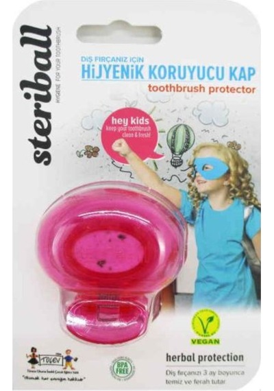 Steriball Çocuklar için Diş Fırçası Koruma Kabı