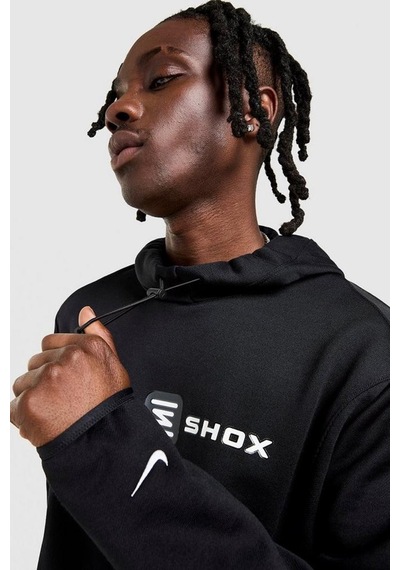 Nike Shox Overhead Hoodie Kapüşonlu Erkek Sweatshirt Siyah