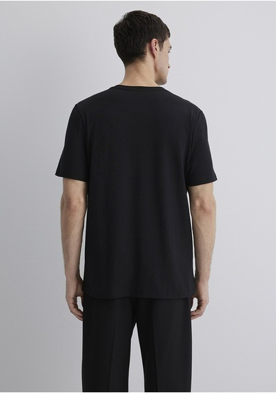 Mavi Siyah Erkek T-shirt M0612689-900 Siyah