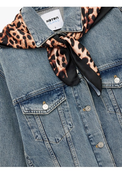 Koton Pamuklu Uzun Kollu Klasik Yaka Cep Detaylı Düğmeli Denim Ceket Orta İndigo 6wal50010md Indigo Koton Pamuklu Uzun Kollu Klasik Yaka Cep Detaylı Düğmeli Denim Ceket Orta İndigo 6wal50010md Indigo