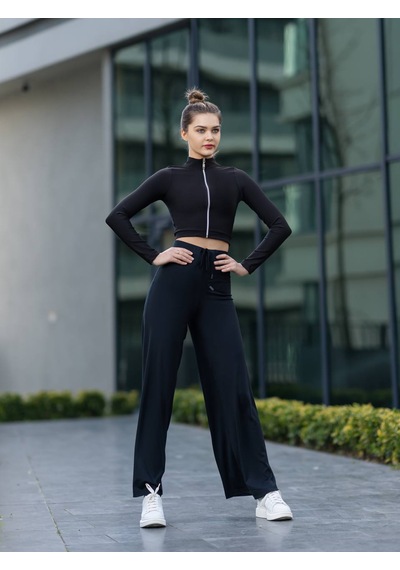 Lismina Siyah Yoga Tayt Pantolonu Siyah