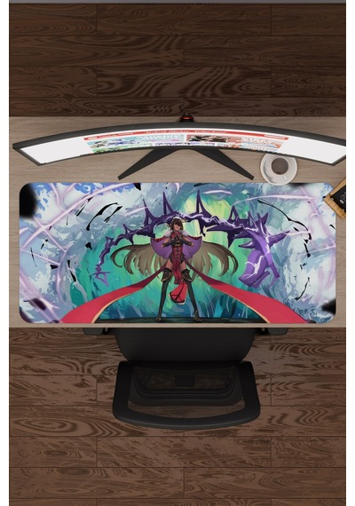 Beidou Genshin Impact Anime Gacha V1 - 90x40 Xxl Gaming Mouse Pad Fare Altlığı