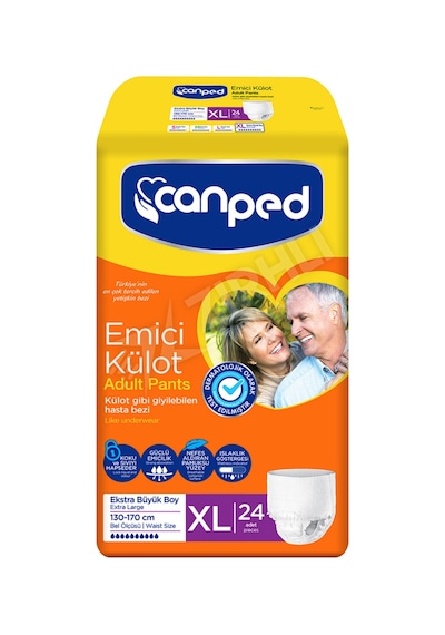 Canped Emici Külot Xl Boy 24'lü Diğer