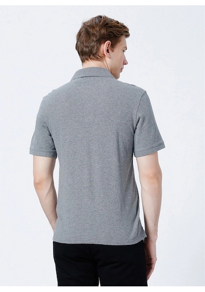 Dockers Erkek Minimalist Polo Yaka T-shirt - Günlük Kullanım Gri