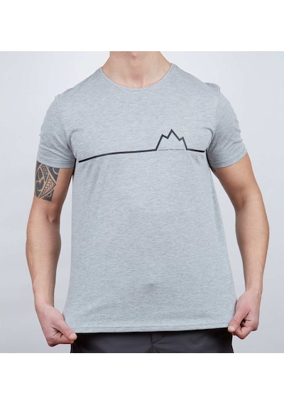 Alpinist Nordic Erkek T-Shirt Gri Melanj XL (600609)