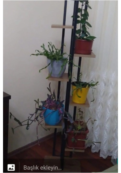7 Bölmeli Çiçeklik, Saksılık, Çiçeklik Standı