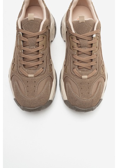 Luvi Shoes Lecce Vizon Süet Kadın Spor Sneakers