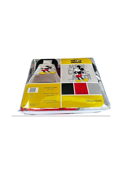 Taç Yeni Sezon Lisanslı Mickey Mouse Fashion Battaniye Gri