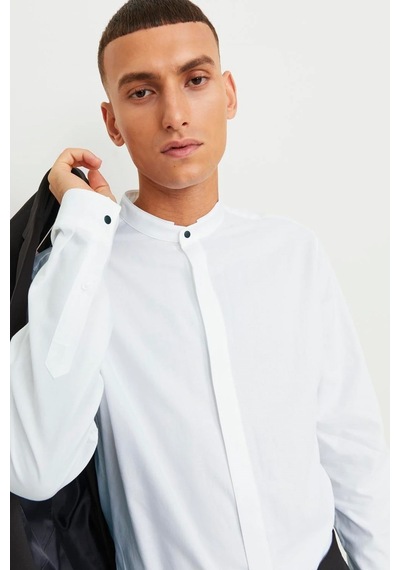 Jack & Jones Jprblatux Erkek Gömlek 12245614 Beyaz