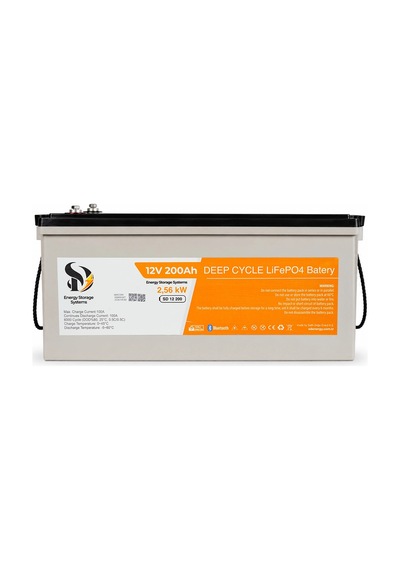 Sd Energy 12v 200ah 2560wh Eve, Jk Bms 6000dod Bluetooth Lifepo4 Lityum Akü