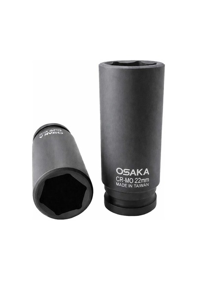 Osaka 1/2 Altı Köşe Havalı Derin Lokma 22 Mm