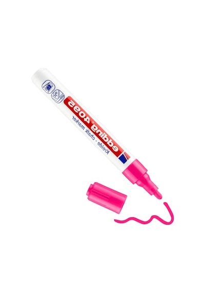 Fosforlu Pembe Likit Tebeşir Kalemi - 4095 124-Pembe