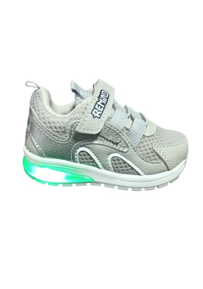 Remind Işıklı Sneaker Esnek Hafif Rahat Çocuk Spor Ayakkabı Gri