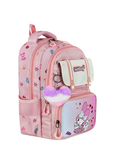 My Melody Baskılı Ortopedik Su Geçirmez Okul Çantası Termal Beslenme Ve Kalemlik Seti Pembe