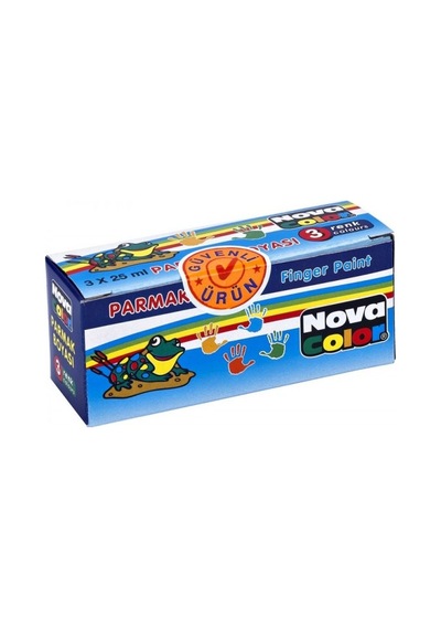 Nova Color Parmak Boyası 3Lü Takım 25Cc